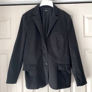 Black JCrew  Cotton Blazer Lined